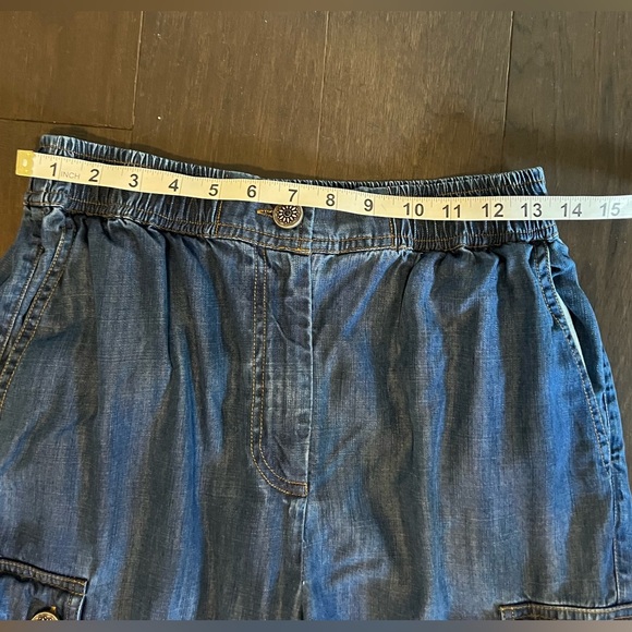 Ramy Brook Huc Chambray Cargo Joggers Size Small - Picture 13 of 15
